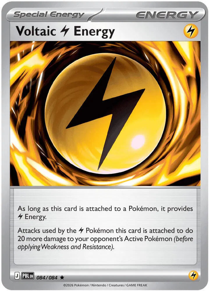 084/084 Voltaic Energy Holofoil - Pitch Black