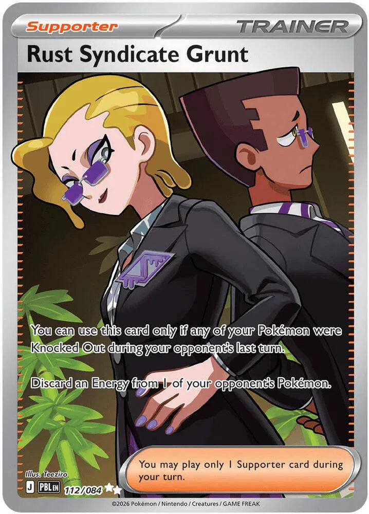 112/084 Rust Syndicate Grunt - Pitch Black