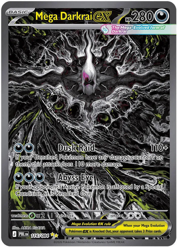 116/084 Mega Darkrai EX - Pitch Black