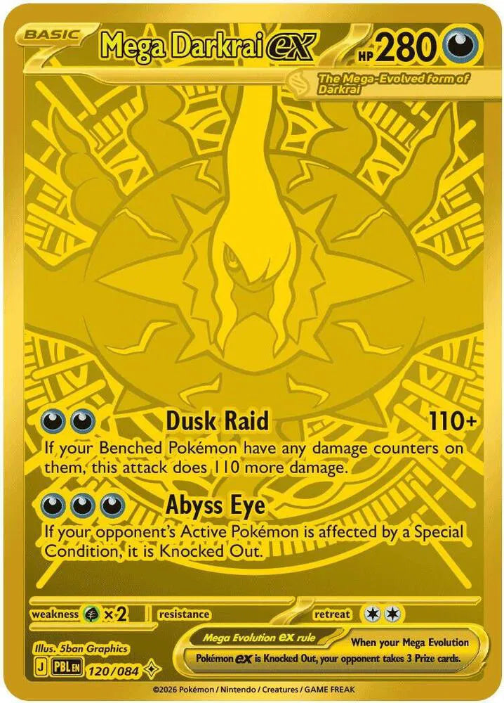 120/084 Mega Darkrai EX - Pitch Black