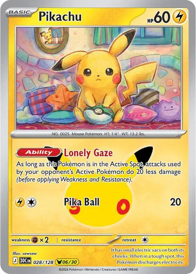 028/128 Pikachu - Celebration 30th