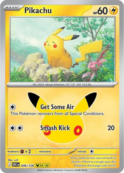 046/128 Pikachu - Celebration 30th