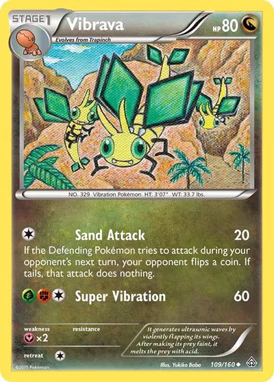 109/160 Vibrava Reverse Holo - Primal Clash