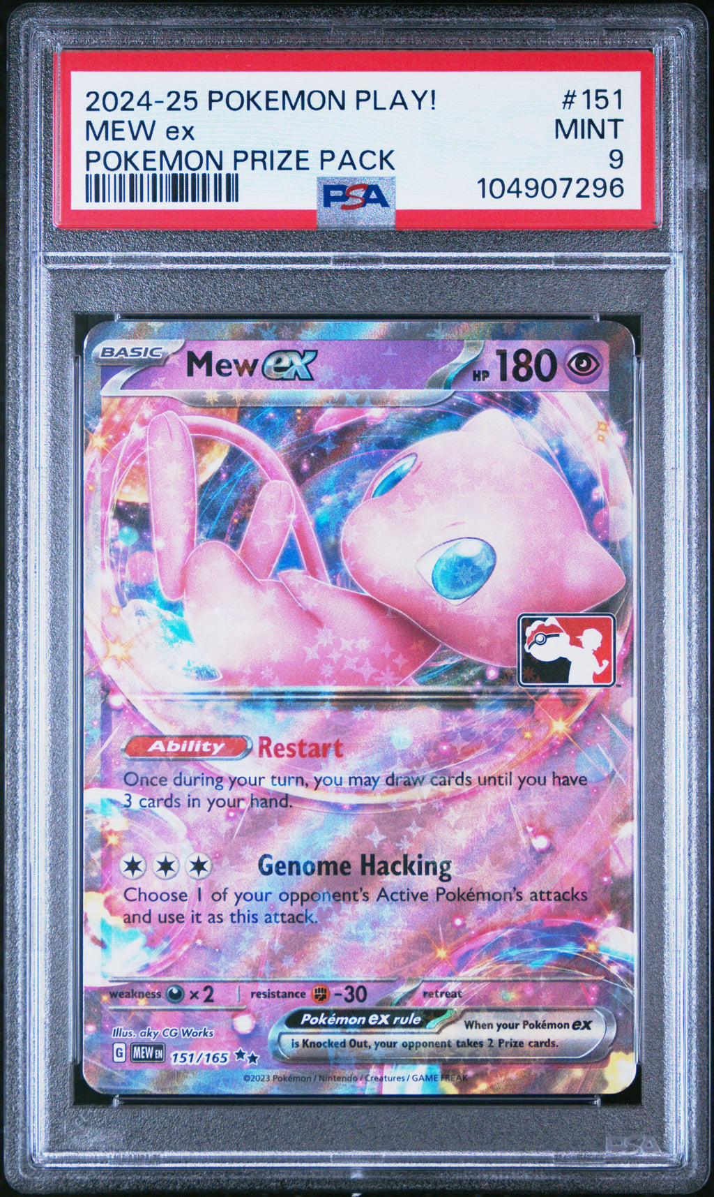 Mew ex 151 Prize Pack - Pokemon 151 PSA 9